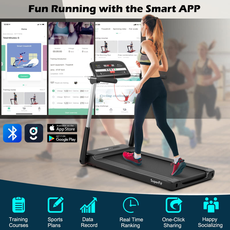 Load image into Gallery viewer, 2.25HP Folding Treadmill - Goplus 
