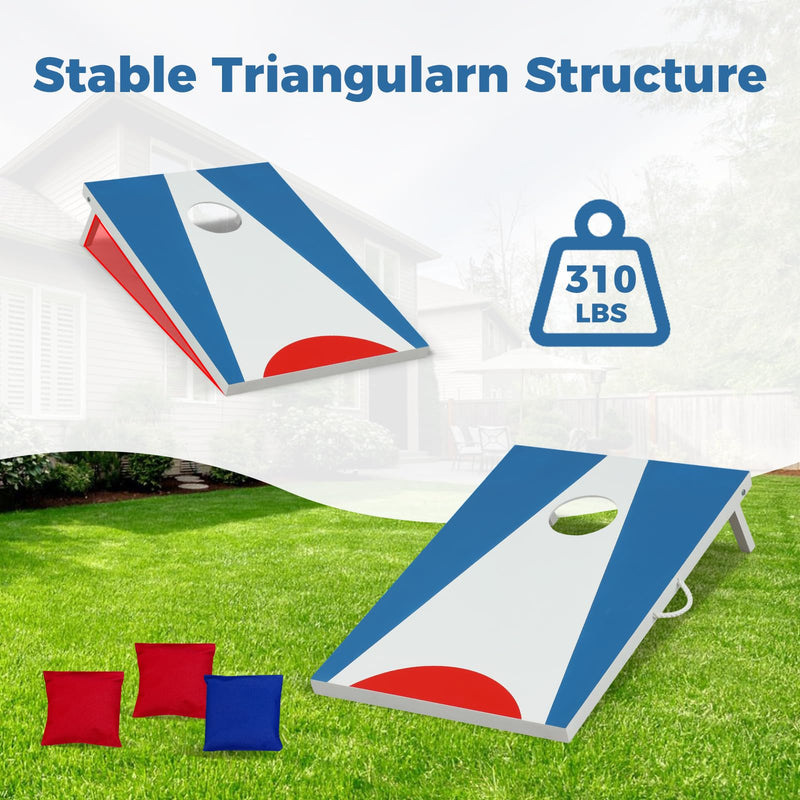 Load image into Gallery viewer, Goplus 3 x 2FT Cornhole Board Set with 8 Bean Bags
