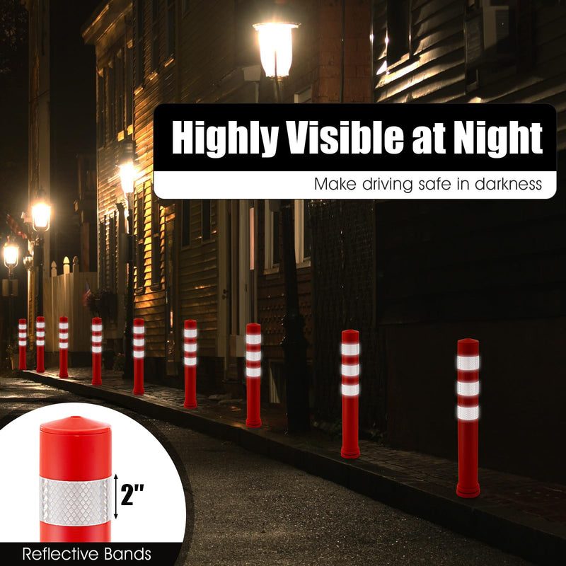 Load image into Gallery viewer, Goplus 10 Pack Traffic Delineator Posts
