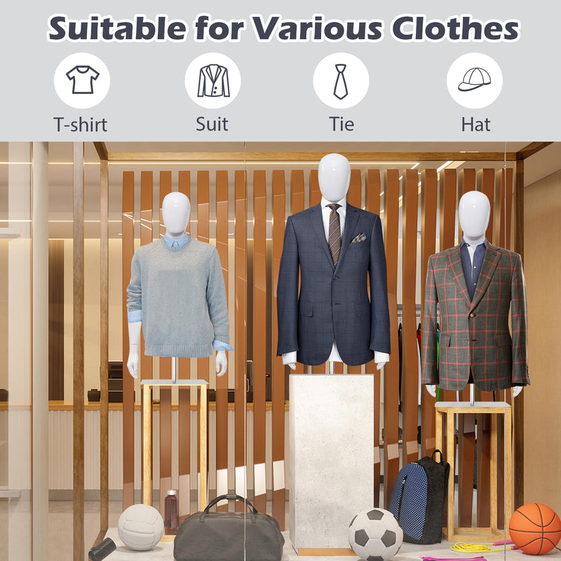 Load image into Gallery viewer, Goplus PP Men Model Mannequin Torso for Tailor Shop
