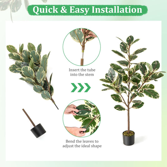 Goplus 4.3 FT Tall Artificial Bird of Paradise Plant (2 Pack)