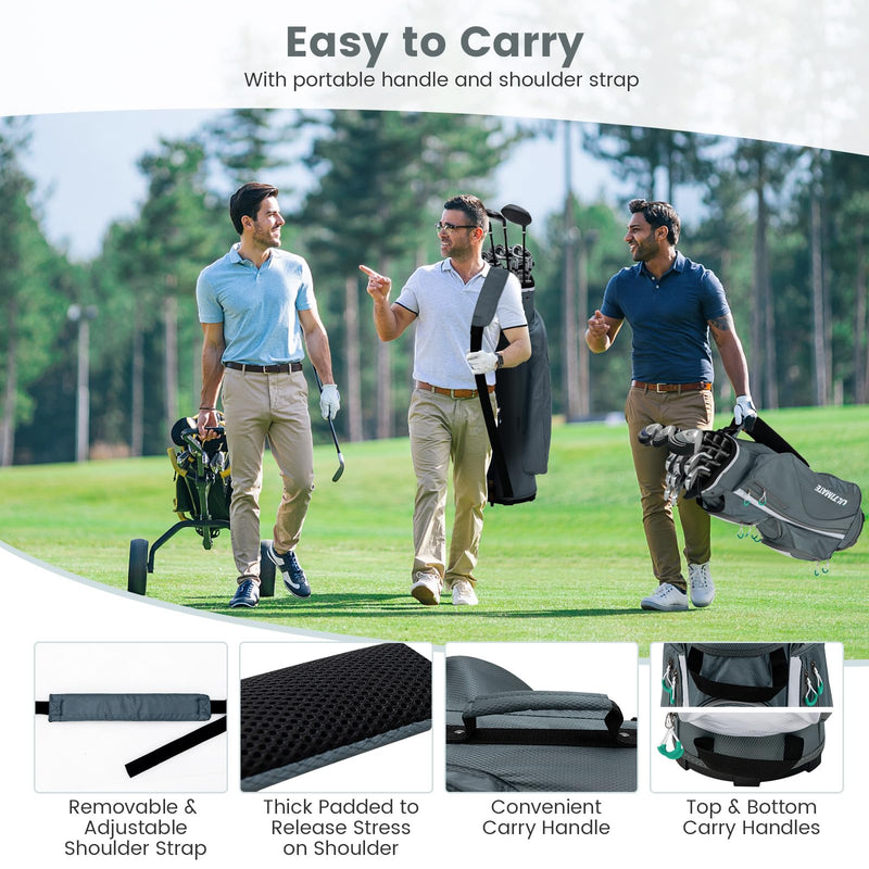 Load image into Gallery viewer, Goplus Golf Cart Bag with 14 Top Dividers
