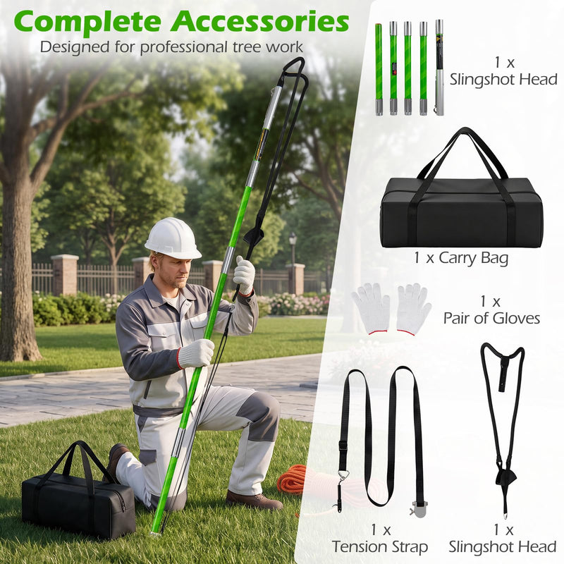 Load image into Gallery viewer, Goplus Arborist Throw Line Launcher Rope Launcher for Tree Work
