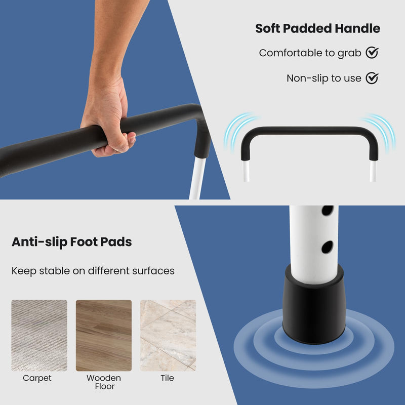 Load image into Gallery viewer, Goplus Bed Rails for Elderly Adults Safety, Medical Assist Support Side Railings for Seniors
