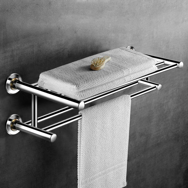 Load image into Gallery viewer, Goplus 24&#39;&#39; Towel Rack, Stainless Steel Metal Bathroom Towel Bar
