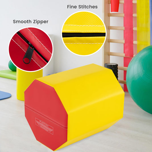 Goplus 24.5” x 26” Octagon Gymnastics Mat for Cheerleading & Martial Arts