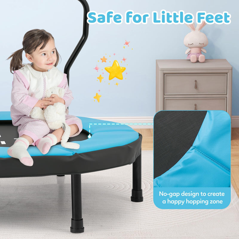 Load image into Gallery viewer, Goplus 40&quot; Trampoline with Foam Handlebar &amp; Safety Pad
