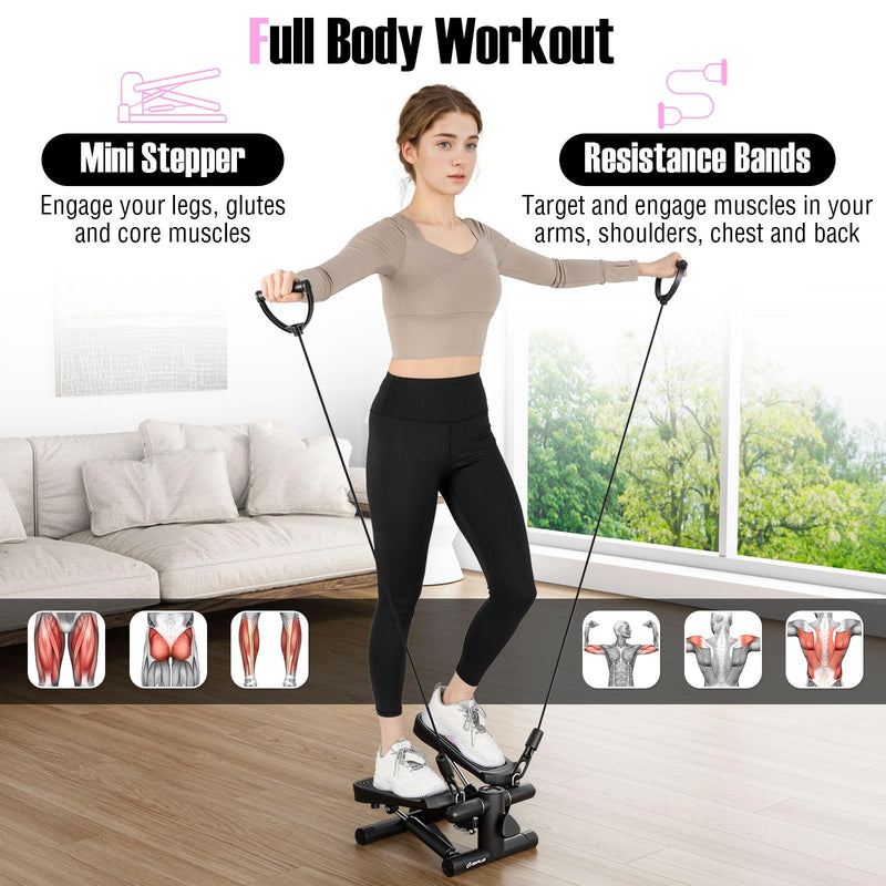 Load image into Gallery viewer, Goplus Mini Stepper for Exercise at Home
