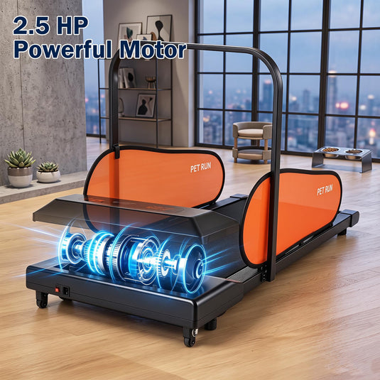 Goplus Indoor Dog Treadmill for Small & Medium Dogs Supports up to 243 LBS