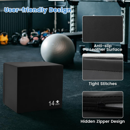 Goplus 3 in 1 High Density Foam Plyometric Jump Box