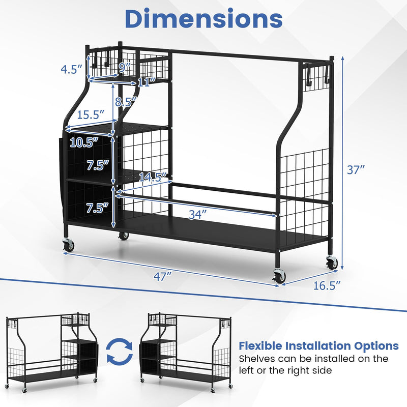 Load image into Gallery viewer, Goplus Golf Bag Organizer for Clubs Balls and Golfing Equipment Accessories
