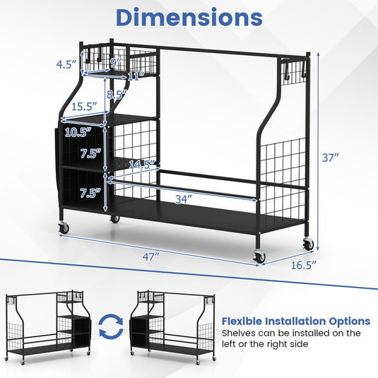 Goplus Golf Bag Organizer for Clubs Balls and Golfing Equipment Accessories