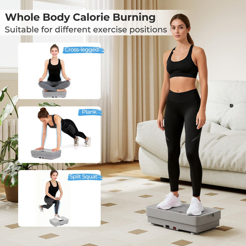 Load image into Gallery viewer, Goplus Vibration Plate Exercise Machine, Vibrating Platform w/ Gravity Sensor, Remote Control
