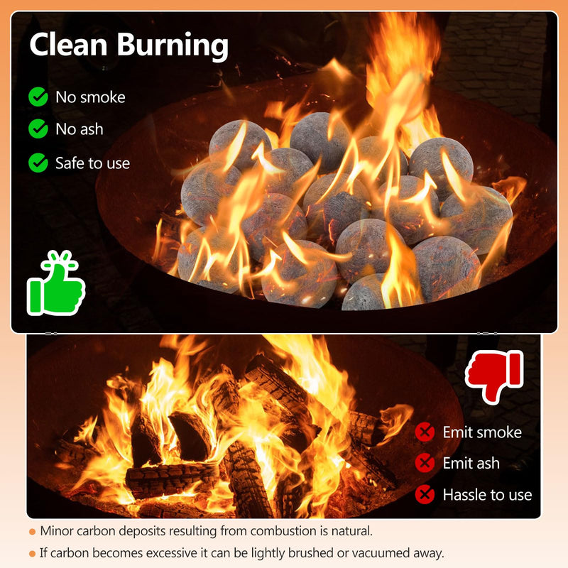 Load image into Gallery viewer, Goplus 15 PCS Ceramic Fiber Fire Balls
