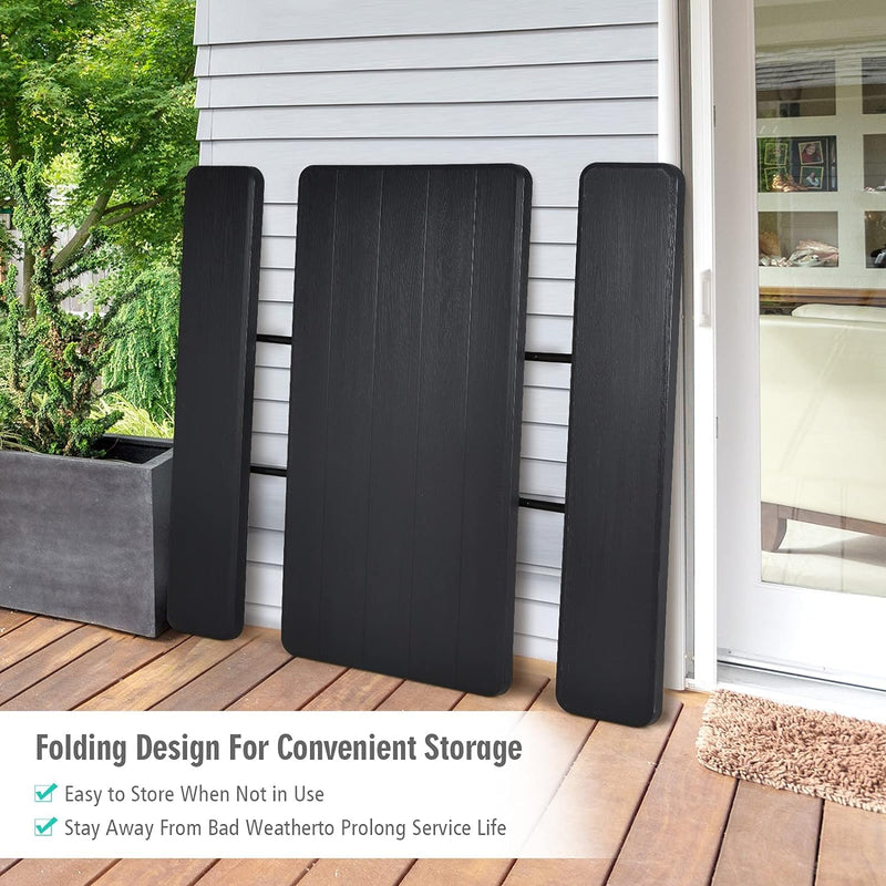 Load image into Gallery viewer, Goplus Foldable Picnic Table with Benches
