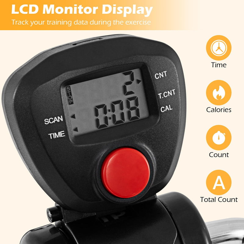 Load image into Gallery viewer, Pedal Exerciser with Adjustable Resistance for Arm and Leg Workout-Orange
