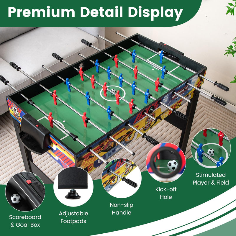 Load image into Gallery viewer, Goplus 12-in-1 Multi Game Table, Combo Game Table w/Foosball, Billiard, Table Tennis, Air Hockey, Bowling, Shuffleboard, Checkers, Chess, Backgammon
