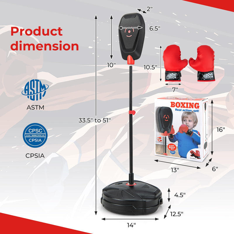 Load image into Gallery viewer, Goplus Inflation-Free Punching Bag, Boxing Bag Set with Boxing Gloves
