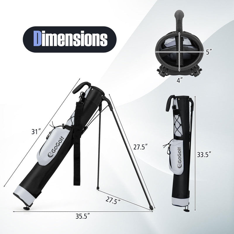 Load image into Gallery viewer, Goplus Lightweight Golf Stand Bag Pitch n Putt Golf Club Carry Bag
