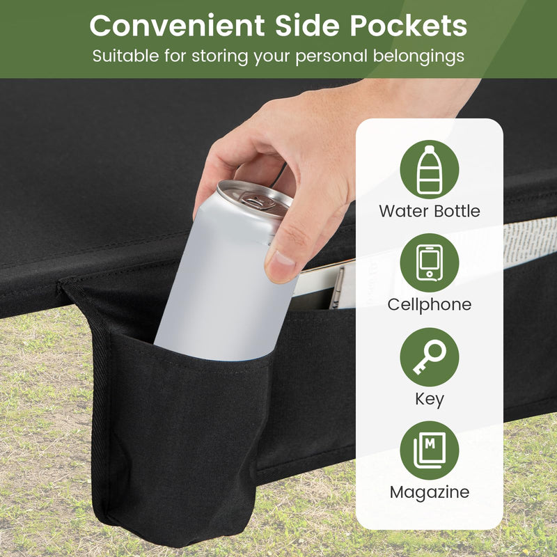 Load image into Gallery viewer, Goplus 4.3LBS Ultralight Foldable Camping Bed with 330 LBS Capacity
