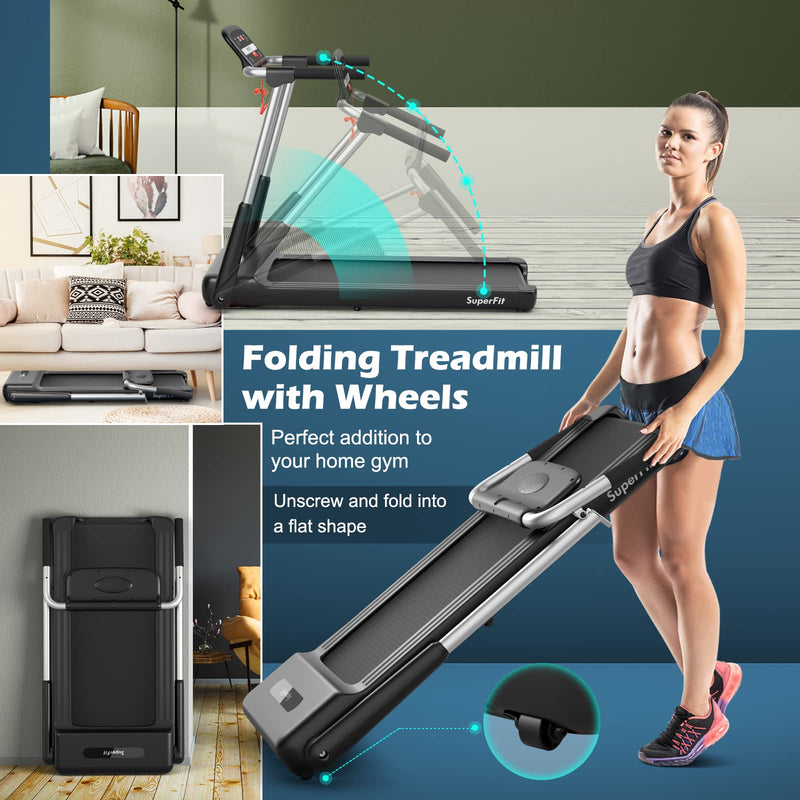 Load image into Gallery viewer, 2.25HP Folding Treadmill - Goplus 
