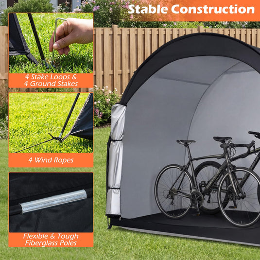 Goplus Bike Storage Tent Portable Bicycle Shed(6.9 X 4 Ft)