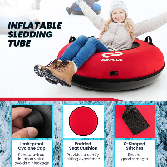 Goplus Heavy Duty Snow Tube for Sledding