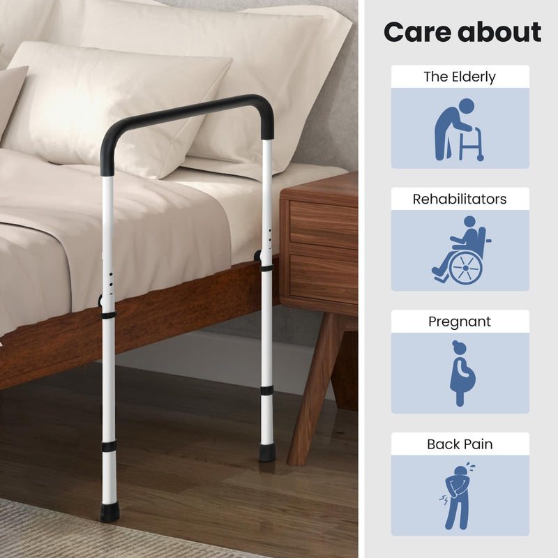 Load image into Gallery viewer, Goplus Bed Rails for Elderly Adults Safety, Medical Assist Support Side Railings for Seniors
