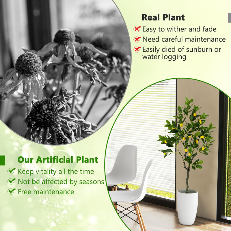 Load image into Gallery viewer, Goplus Artificial Lemon Tree
