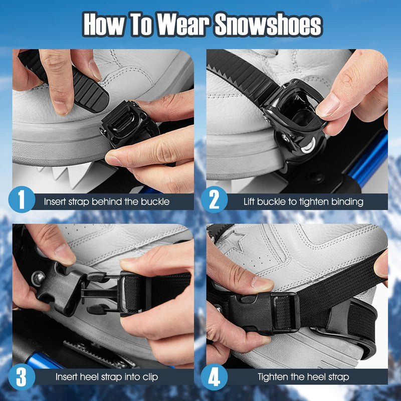 Load image into Gallery viewer, Goplus Snow Shoes for Men Women Youth Kids, Snow Mud Baskets Included, 21/ 25/ 30 Inches
