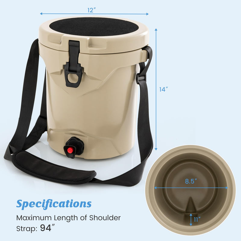 Load image into Gallery viewer, Goplus 10QT Water Cooler w/Faucet
