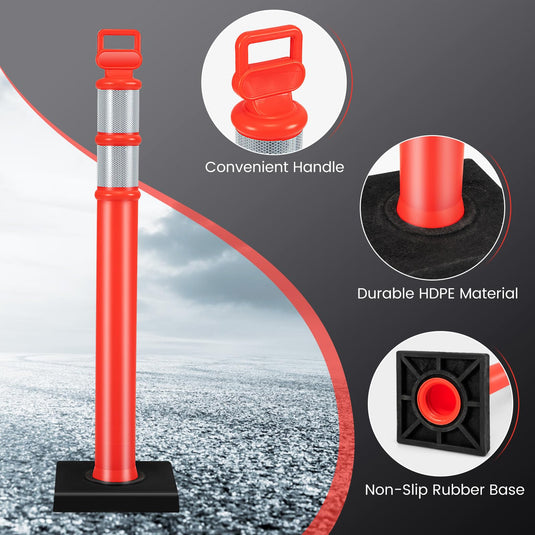 Goplus Delineator Post with Base
