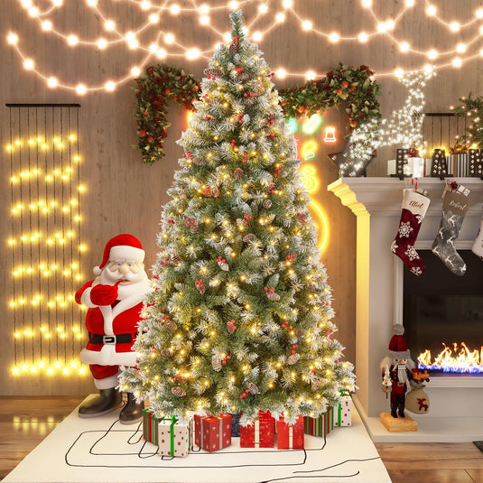 Goplus Pre-Lit Christmas Tree