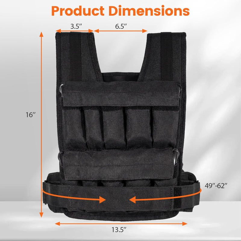Load image into Gallery viewer, Goplus Adjustable Weighted Vest | 44lbs/66lbs Weight Vest for Men Women
