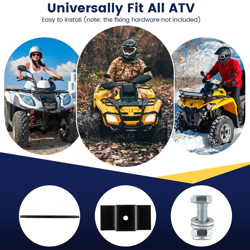 Load image into Gallery viewer, Goplus Heavy Duty Luggage Carrier with Metal Mesh Frame ATV/UTV Cargo Basket

