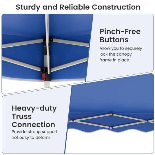 Goplus 10 X 10 FT Pop up Canopy Tent with Wheeled Bag