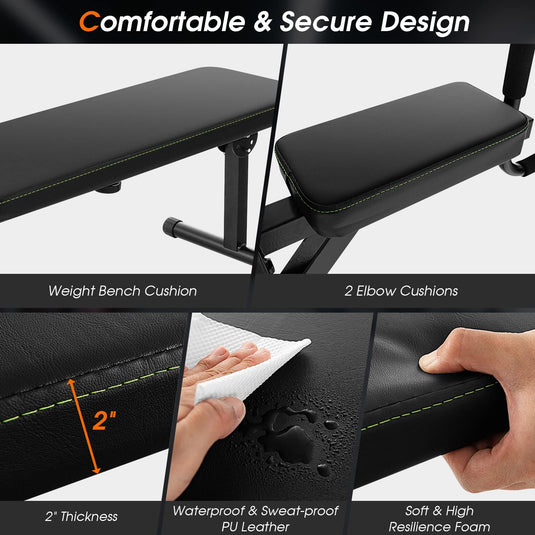 Goplus Power Tower with Bench