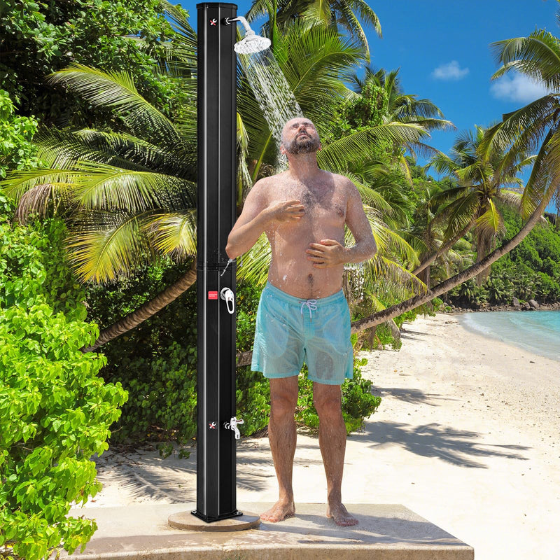 Load image into Gallery viewer, Goplus 9.3 Gallon Solar Heated Outdoor Shower
