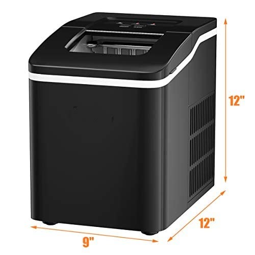 Load image into Gallery viewer, Ice Maker Machine for Countertop, Bullet-Shaped Ice Cubes Ready in 8 Mins
