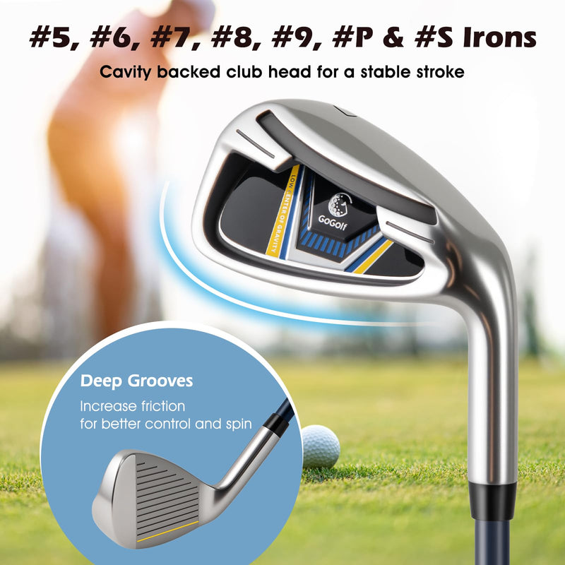 Load image into Gallery viewer, Goplus Complete Golf Club Set for Men | 12 Pieces Right Hand Golf Clubs
