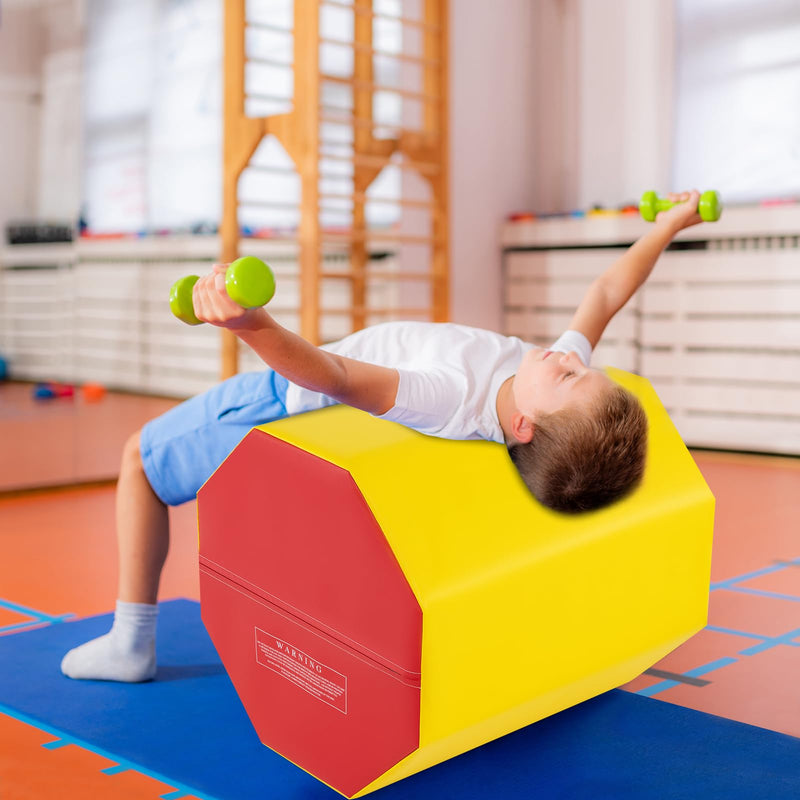 Load image into Gallery viewer, Goplus 24.5” x 26” Octagon Gymnastics Mat for Cheerleading &amp; Martial Arts
