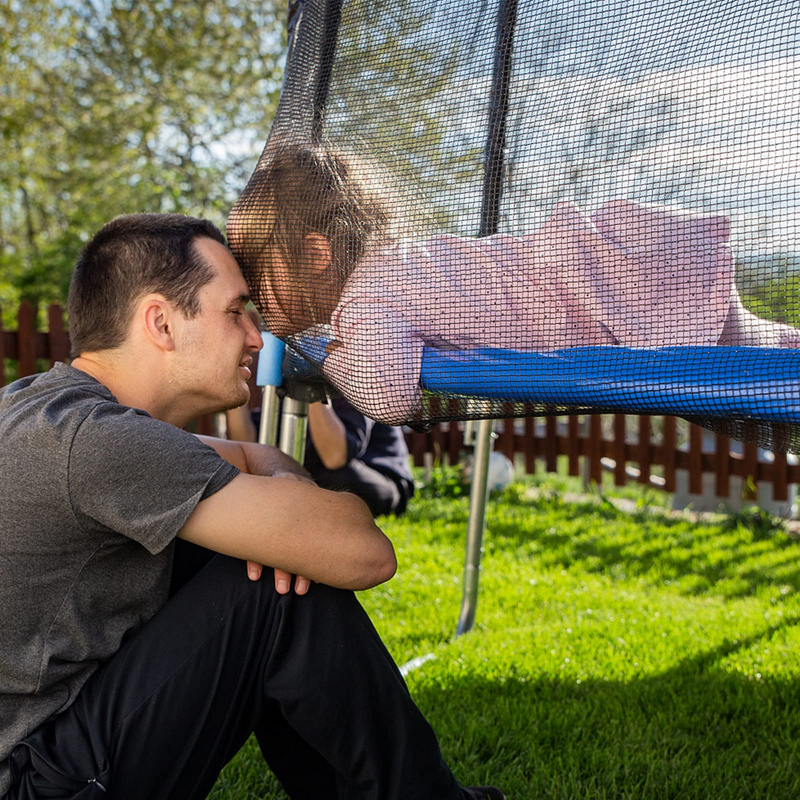 Load image into Gallery viewer, Goplus Trampoline Safety Net for 8FT 10FT 12FT 14FT 15FT 16FT Round Frame Trampoline, Replacement Enclosure Net
