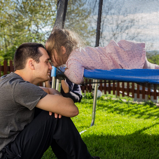 Goplus Trampoline Safety Net for 8FT 10FT 12FT 14FT 15FT 16FT Round Frame Trampoline, Replacement Enclosure Net