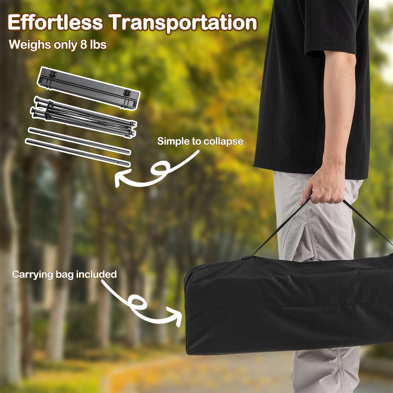 Load image into Gallery viewer, Goplus Outdoor Folding Camping Table with Snap-Together Design &amp; Carrying Bag
