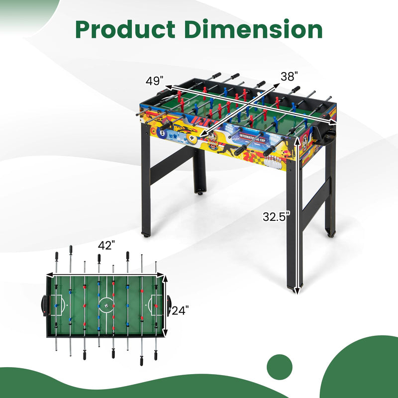 Load image into Gallery viewer, Goplus 12-in-1 Multi Game Table, Combo Game Table w/Foosball, Billiard, Table Tennis, Air Hockey, Bowling, Shuffleboard, Checkers, Chess, Backgammon
