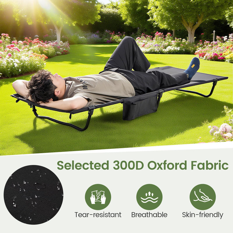 Load image into Gallery viewer, Goplus 4.3LBS Ultralight Foldable Camping Bed with 330 LBS Capacity
