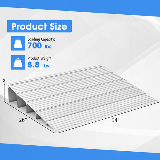 Goplus Door Threshold Ramp, 3