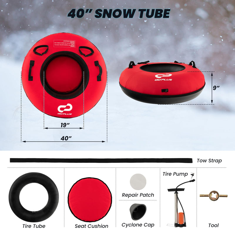 Load image into Gallery viewer, Goplus Heavy Duty Snow Tube for Sledding
