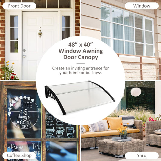 48" x 40" Window Awning - Goplus