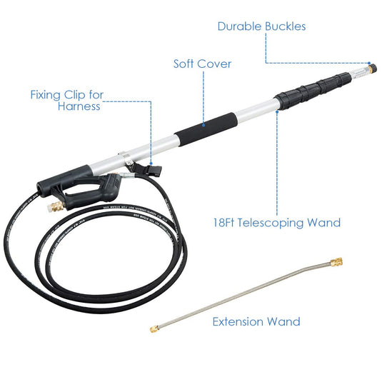 Goplus 4000PSI Commercial Grade Telescoping Pressure Washer Wand
